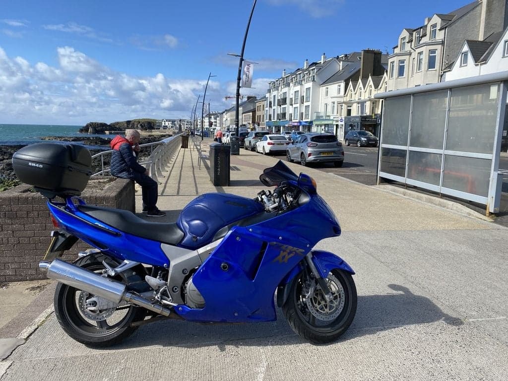 TVS Jupiter 125, street parked